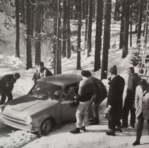 La Cortina est préparée pour tourner sur la piste de Bobsleigh
© Ford Compagny